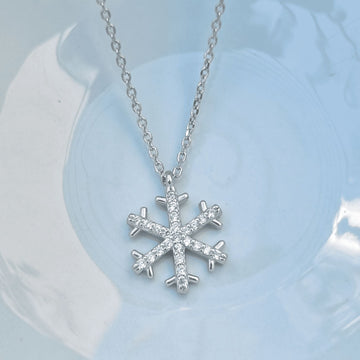 Silver Snowflake Necklace