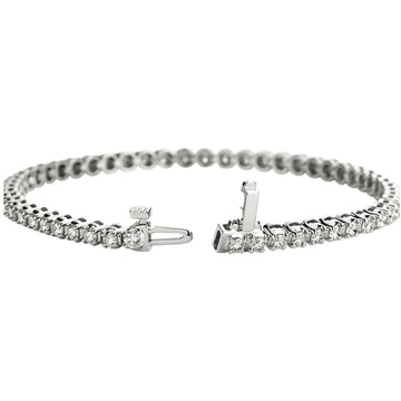 Silver Tennis Bracelet (4mm)