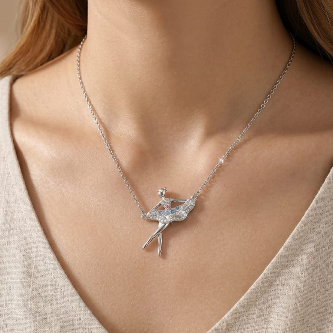 Ballet Dancer Necklace