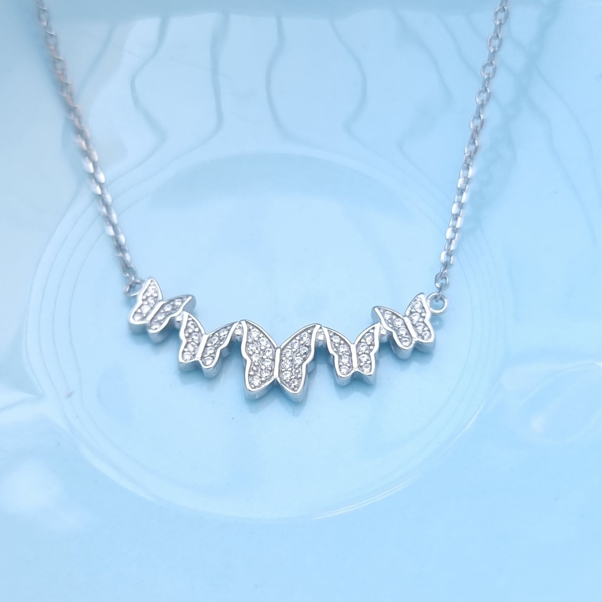 Silver Butterfly Necklace