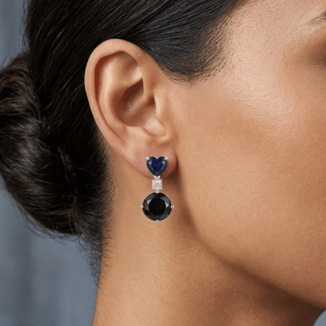 Blue Drop Earring