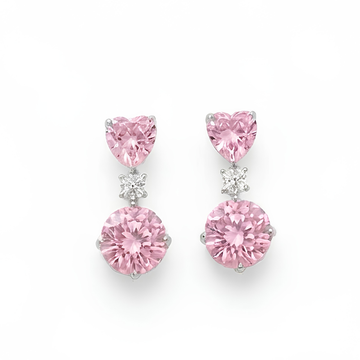 Pink Drop Earrings