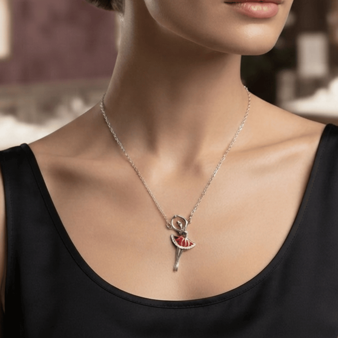 Salsa Dancer Necklace
